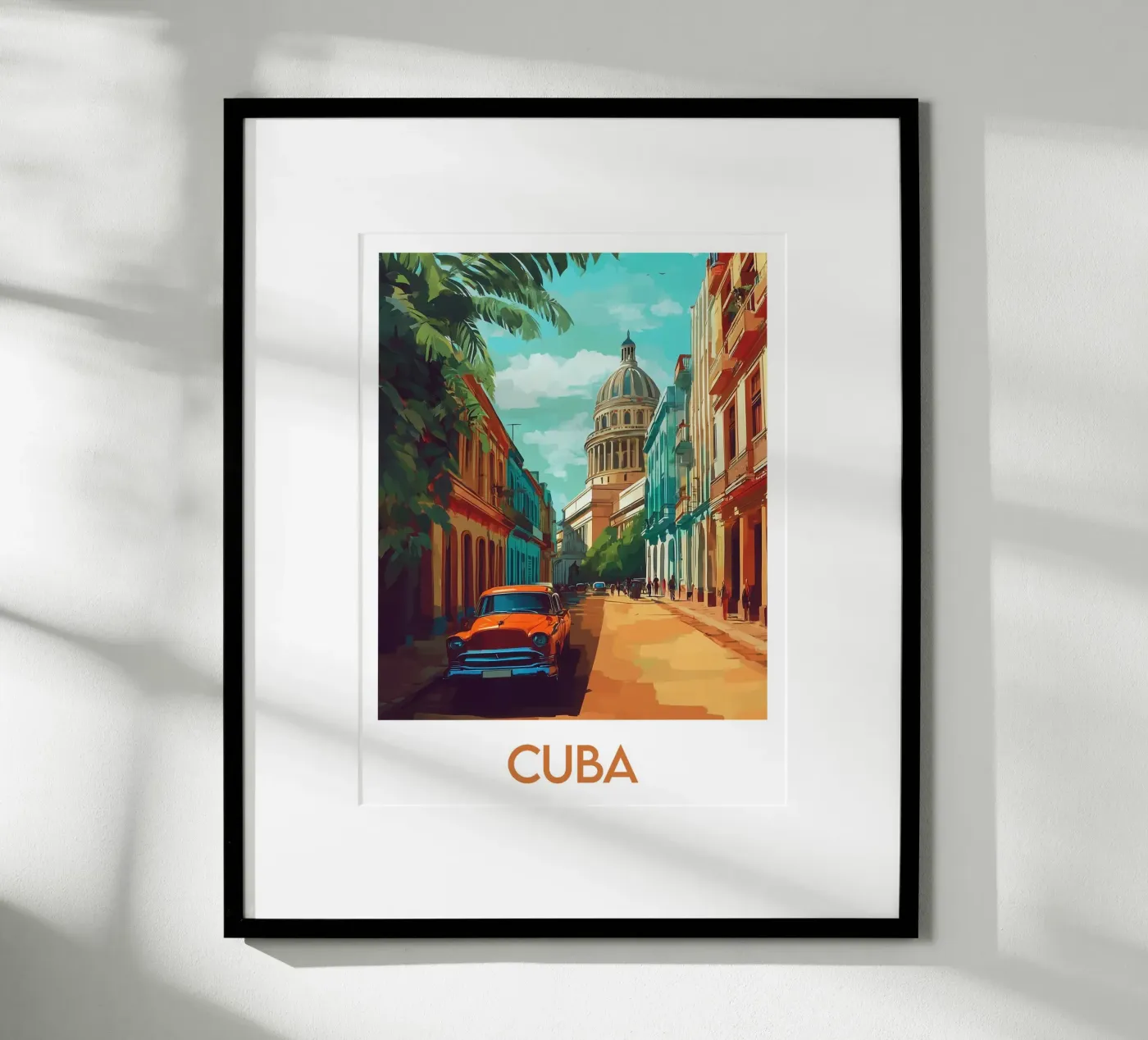 Affiche Cuba poster da Frame the World