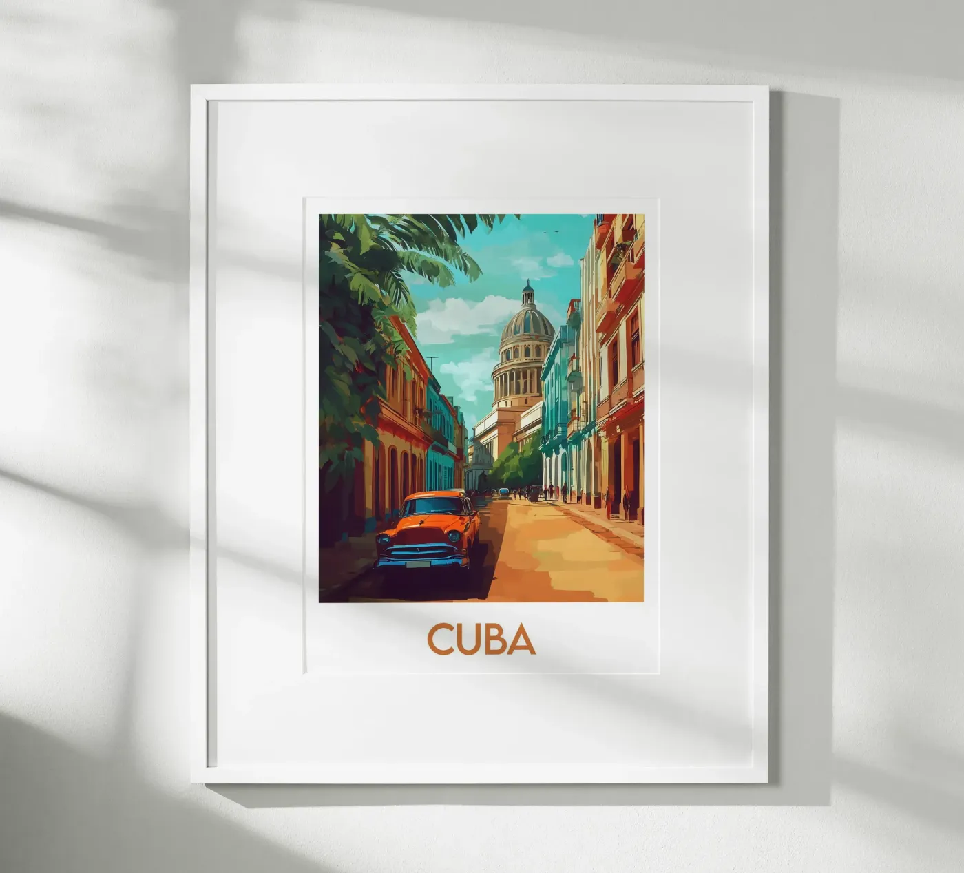 Affiche Cuba poster da Frame the World