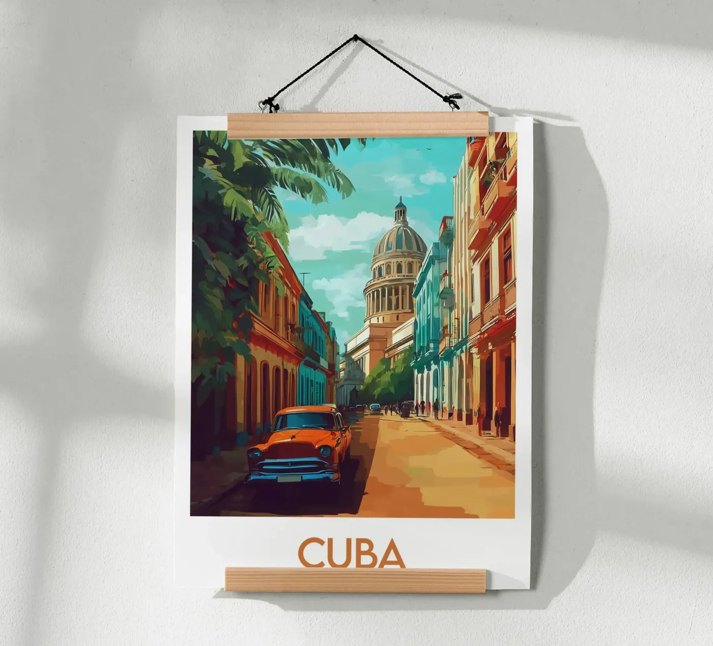 Affiche Cuba poster da Frame the World