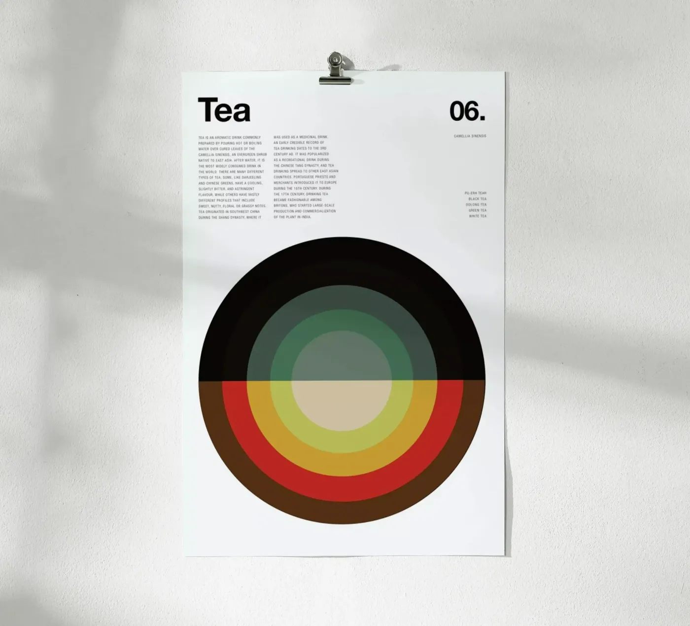 Tea poster van Nick Barclay