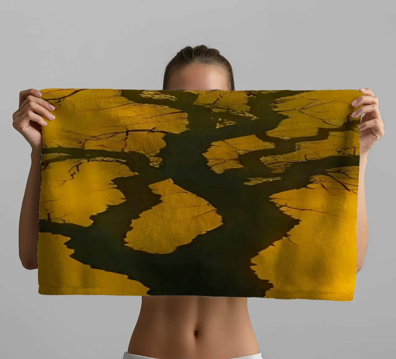 Mystical_style_B_7 towel by schwarz-gelb by LK