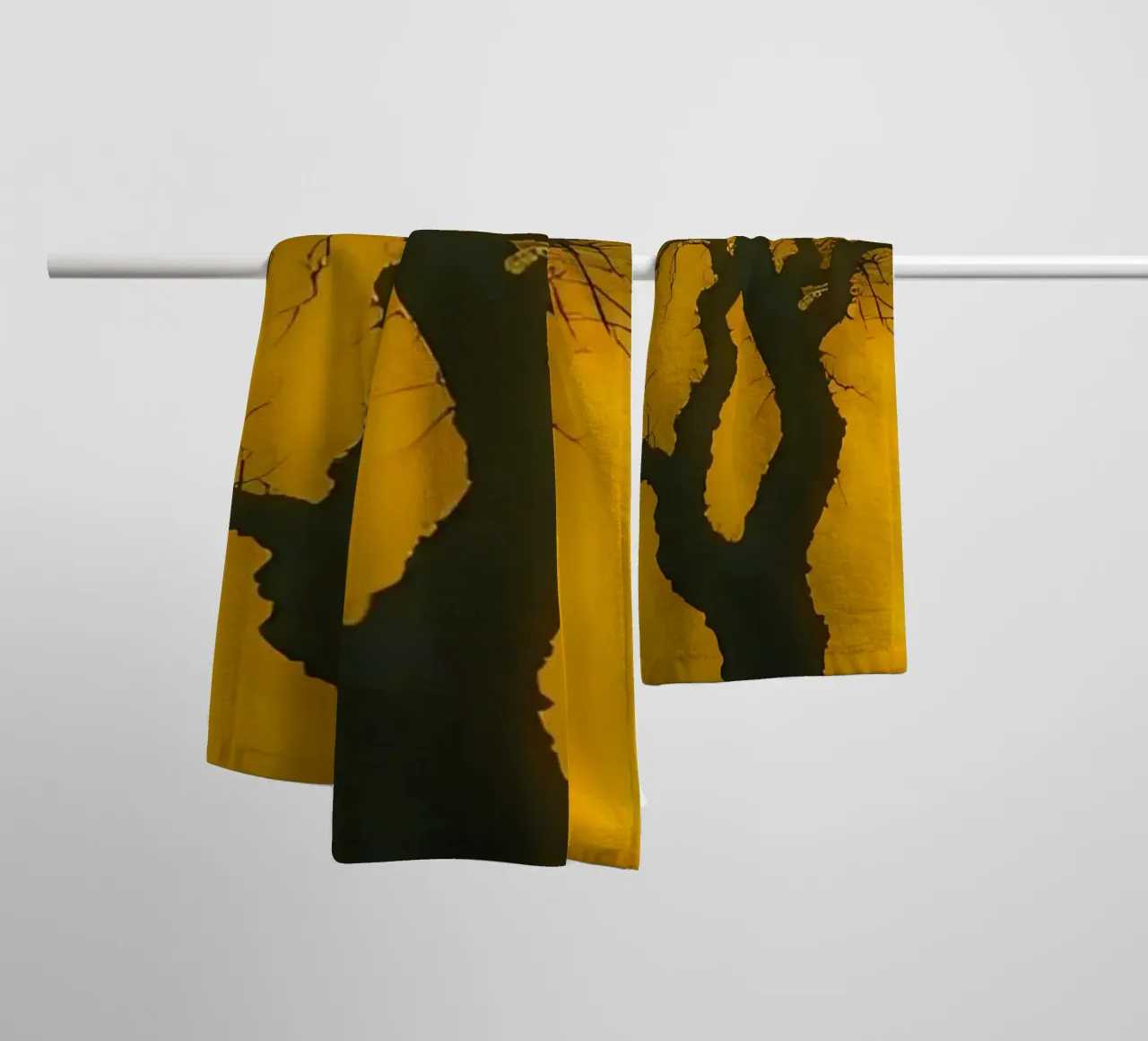 Mystical_style_B_7 towel by schwarz-gelb by LK