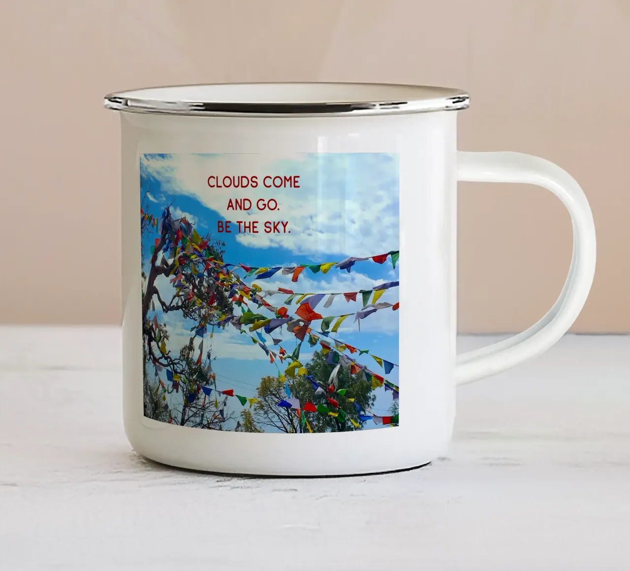 Be the Sky tazza in smalto da Happy 😃 Art 🎨 by Christine Schnoell