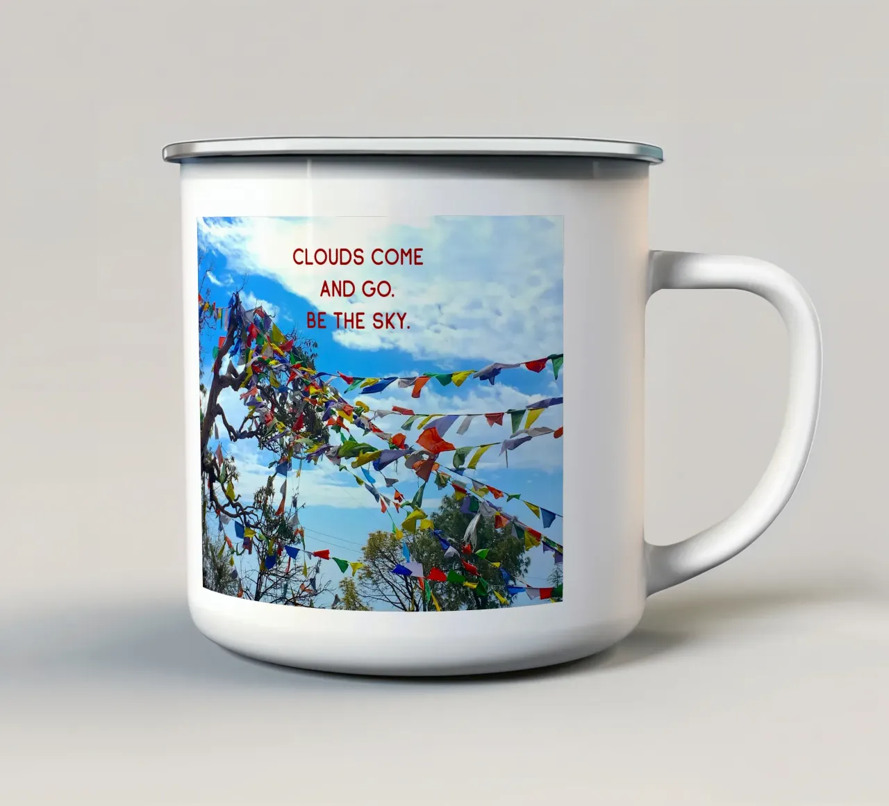 Be the Sky tazza in smalto da Happy 😃 Art 🎨 by Christine Schnoell