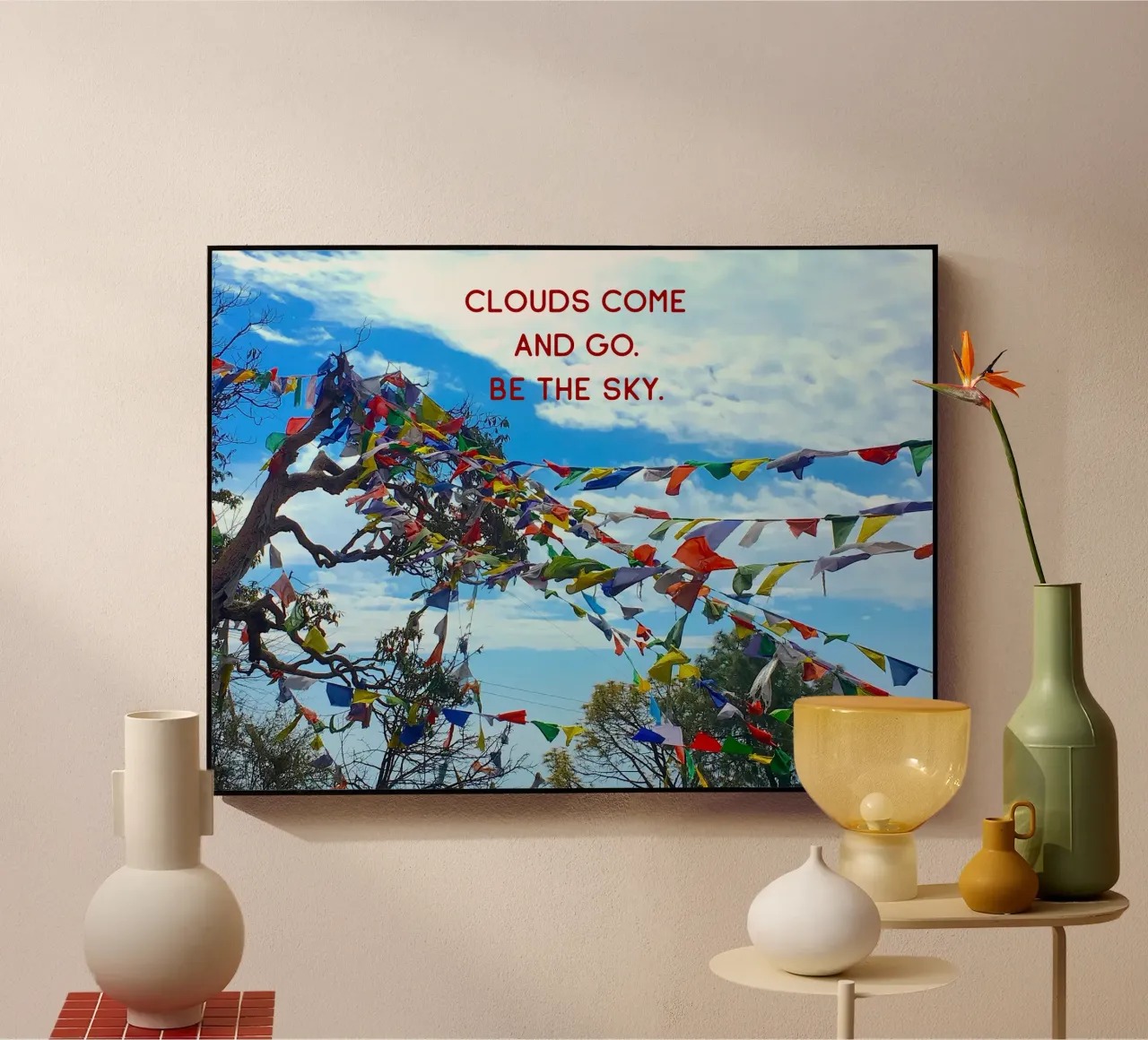 Be the Sky plexiglass da Happy 😃 Art 🎨 by Christine Schnoell