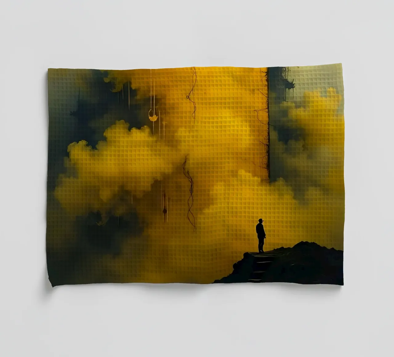 Mystical_style_B_9 tea towel by schwarz-gelb by LK