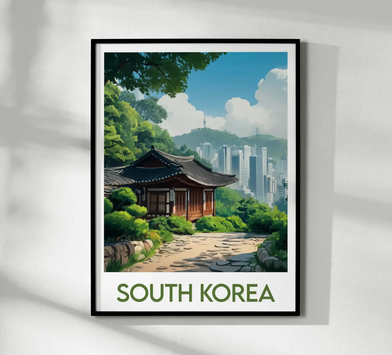 Poster della Corea del Sud poster da Frame the World