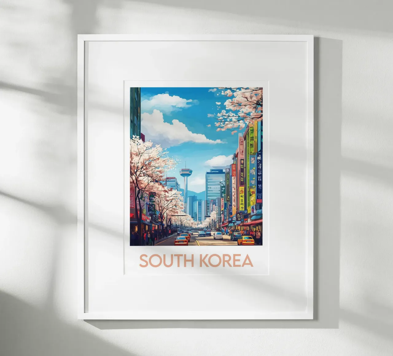 Affiche Corée du Sud poster de Frame the World