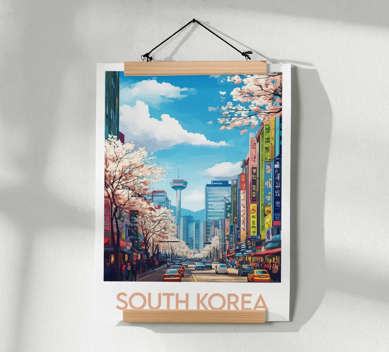 Affiche Corée du Sud poster de Frame the World