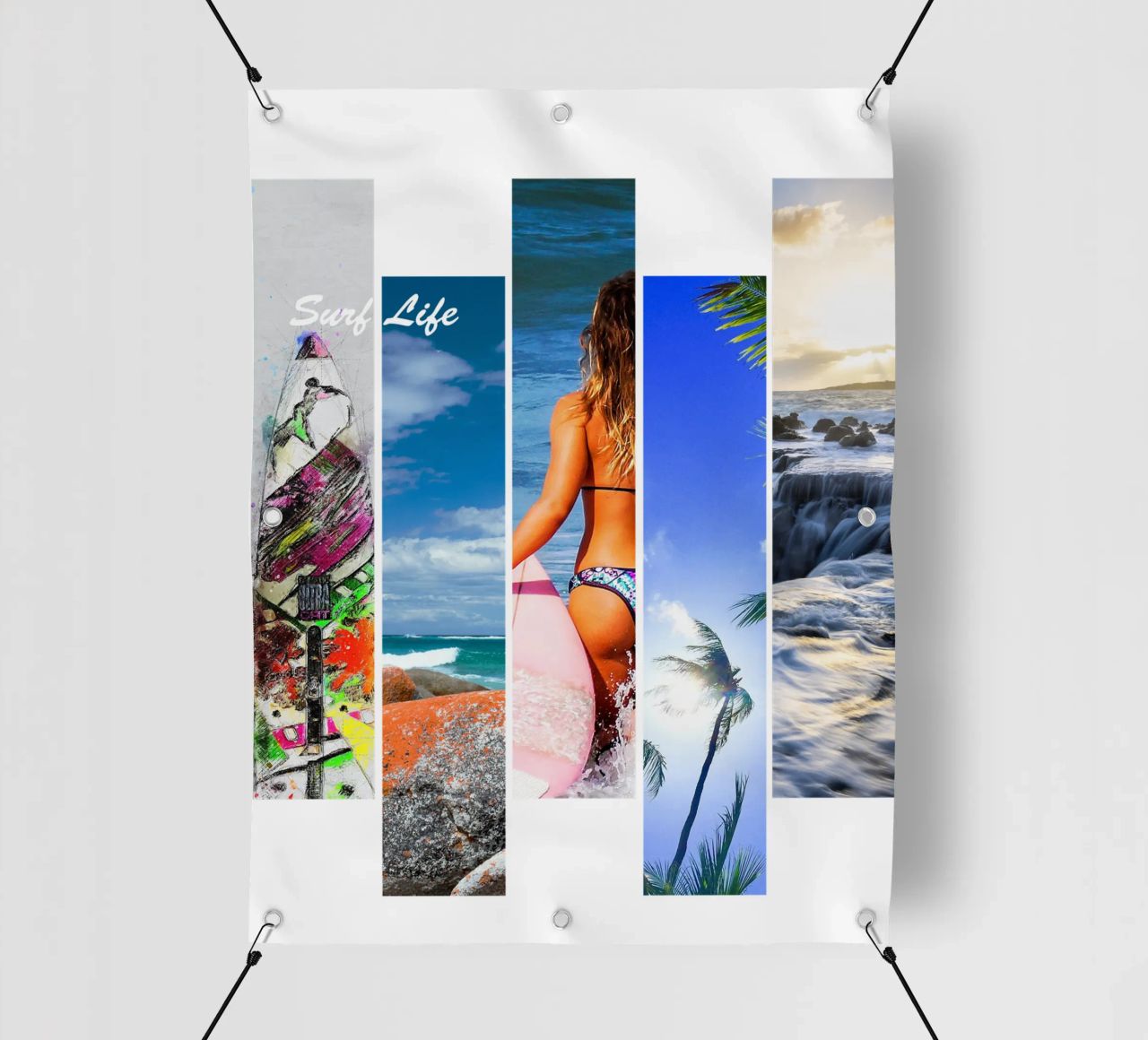 Surf Strips 2 - Surf Life PVC Plane von surfer28