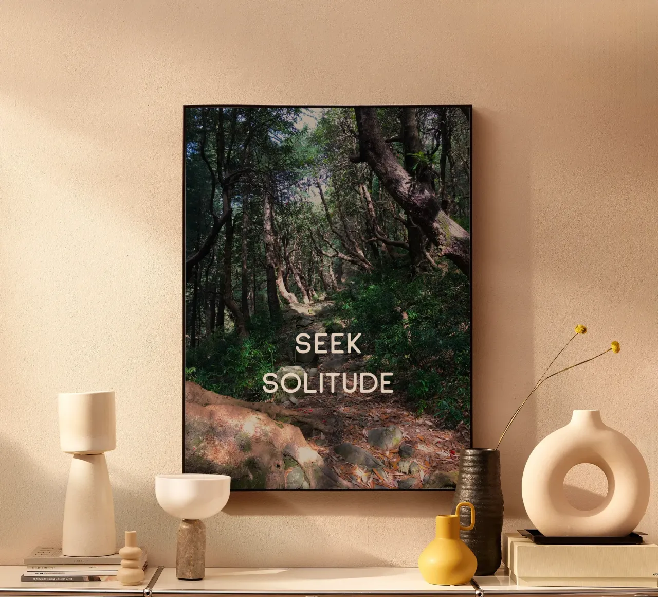 seek solitude plexiglass da Happy 😃 Art 🎨 by Christine Schnoell