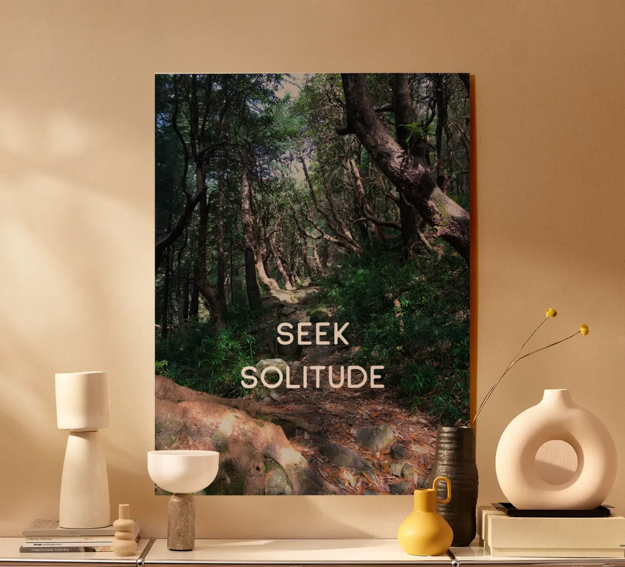 seek solitude plexiglass da Happy 😃 Art 🎨 by Christine Schnoell
