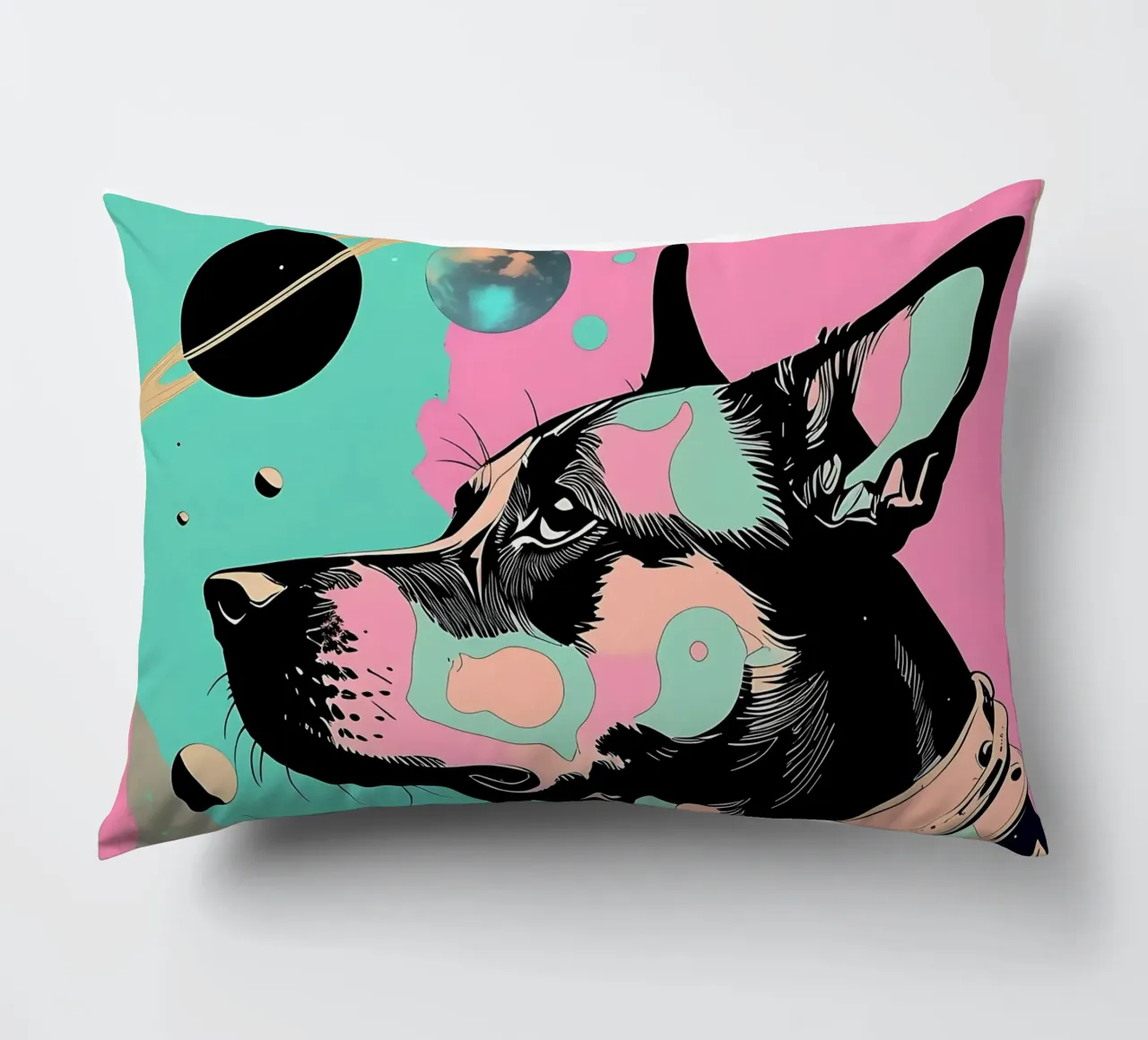 Stile_cane_D_3 cuscino da Tierisch bunt by LK