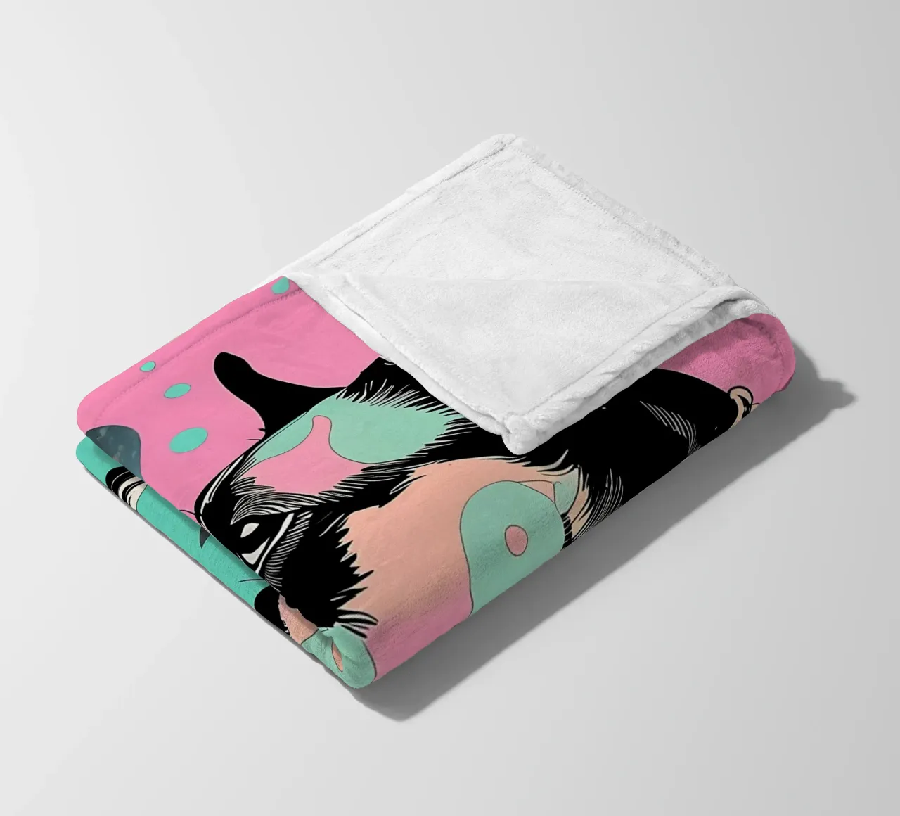 Stile_cane_D_3 coperta in pile da Tierisch bunt by LK