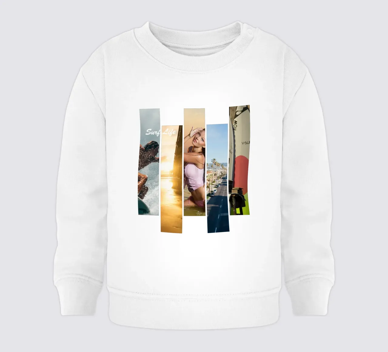 Strisce di surf 3 - Surf Life felpa neonato da surfer28