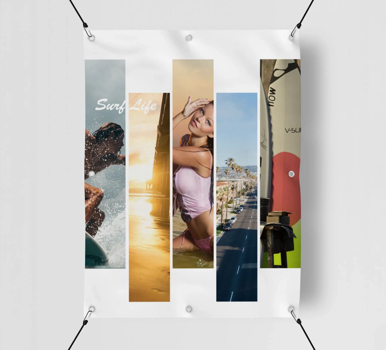 Surf Strips 3 - Surf Life PVC Plane von surfer28