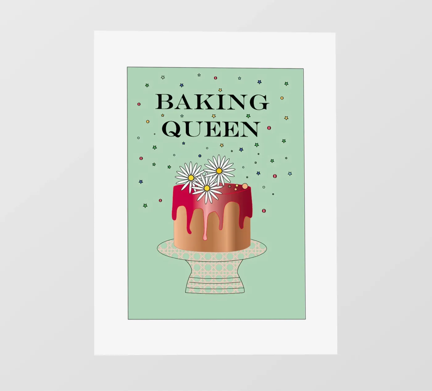 Baking Queen fotobehang van SunflowerDE