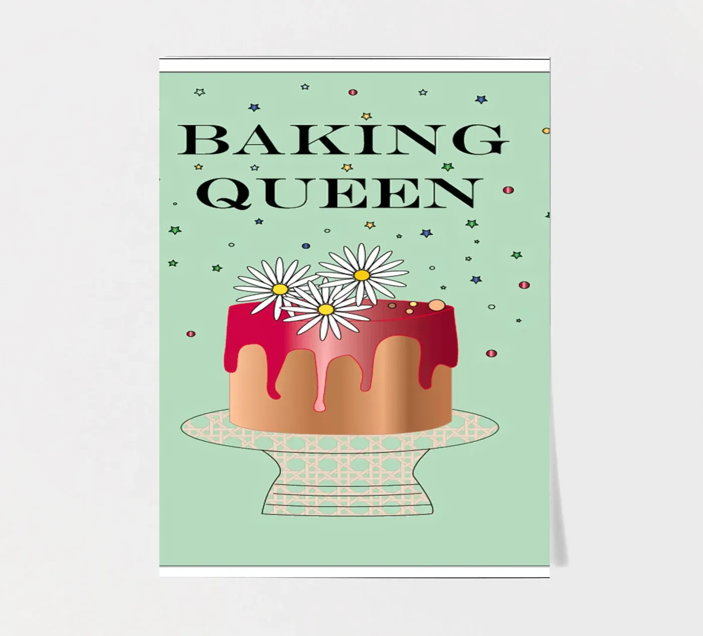 Baking Queen sticker sheet by SunflowerDE