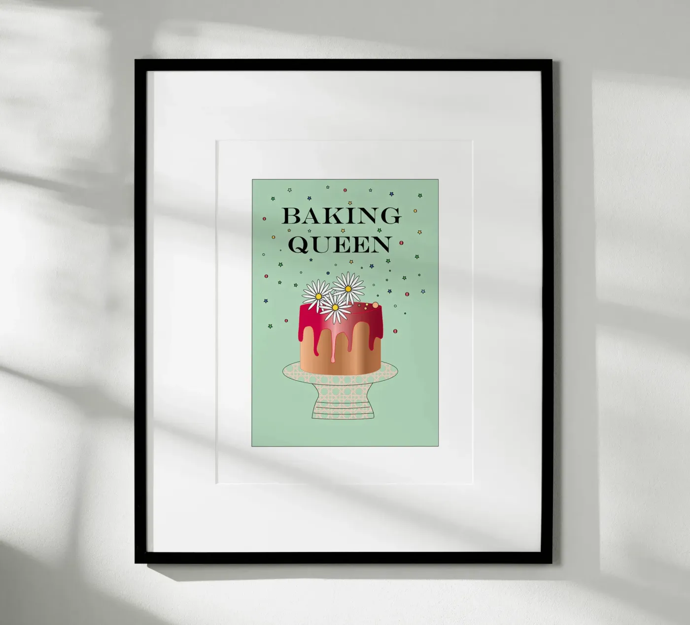 Baking Queen poster van SunflowerDE