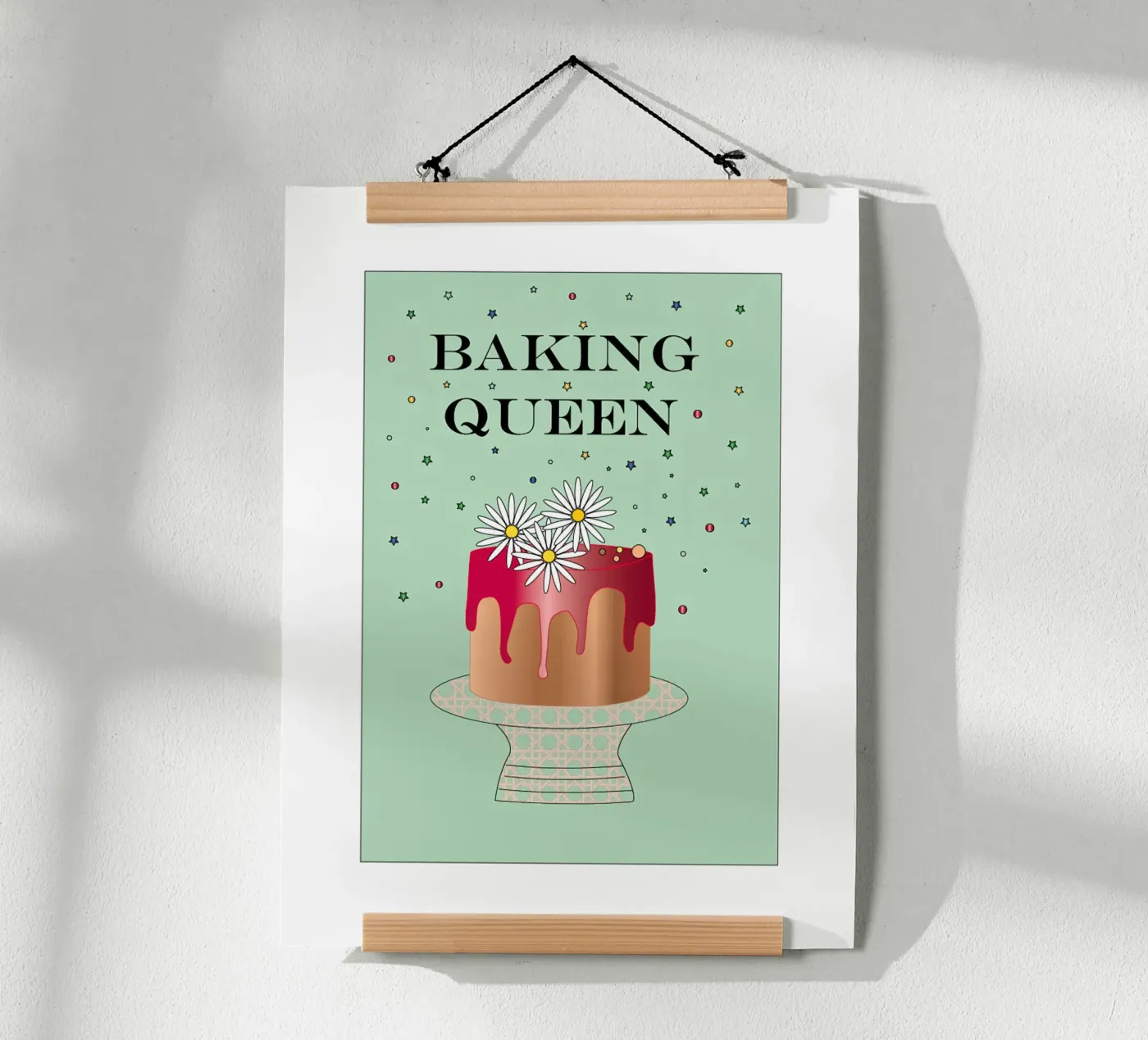 Baking Queen poster van SunflowerDE