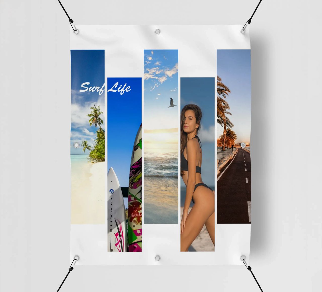 Surf Strips 4 - Surf Life PVC Plane von surfer28