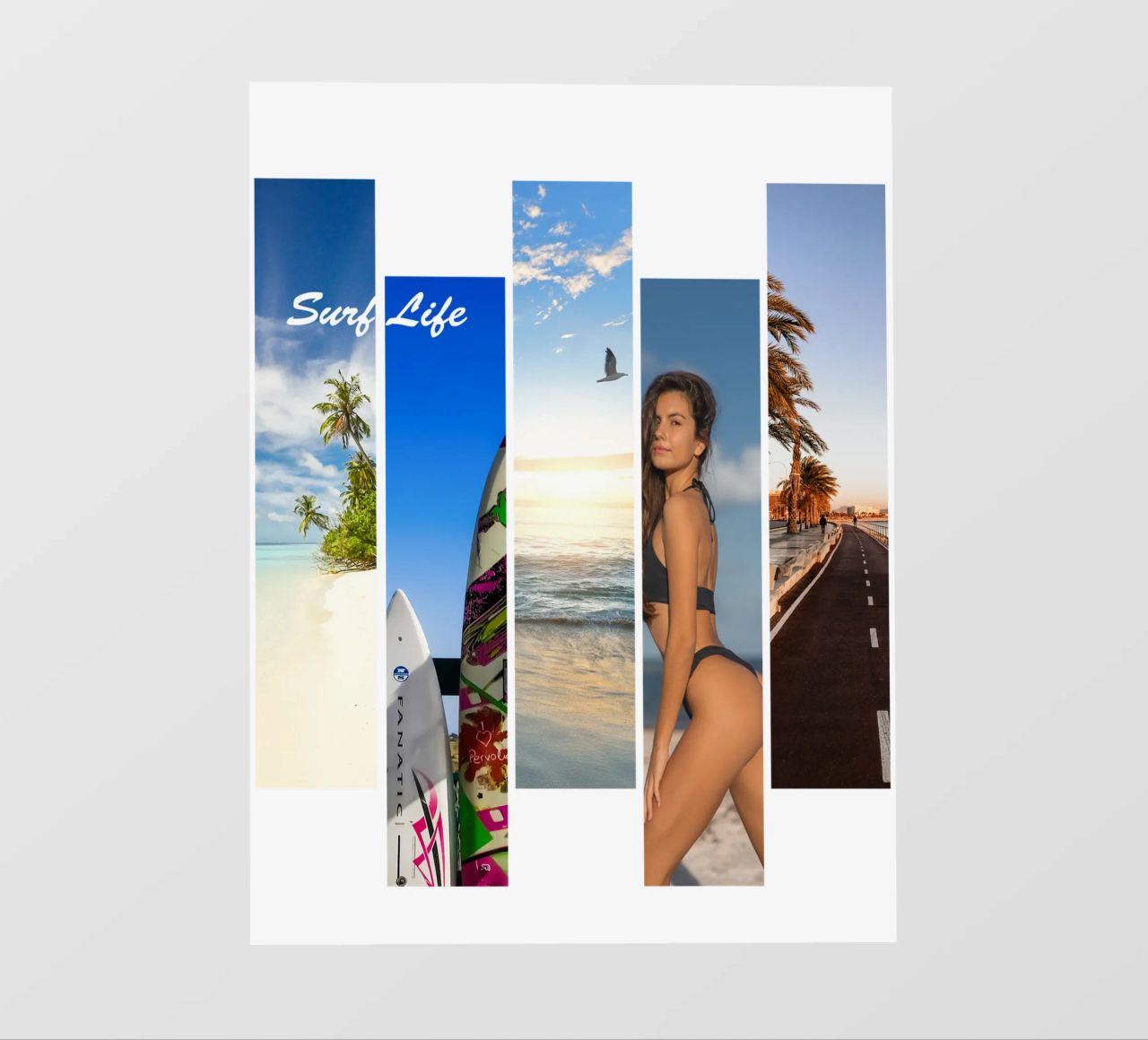 Surf Strips 4 - Surf Life PVC Plane von surfer28