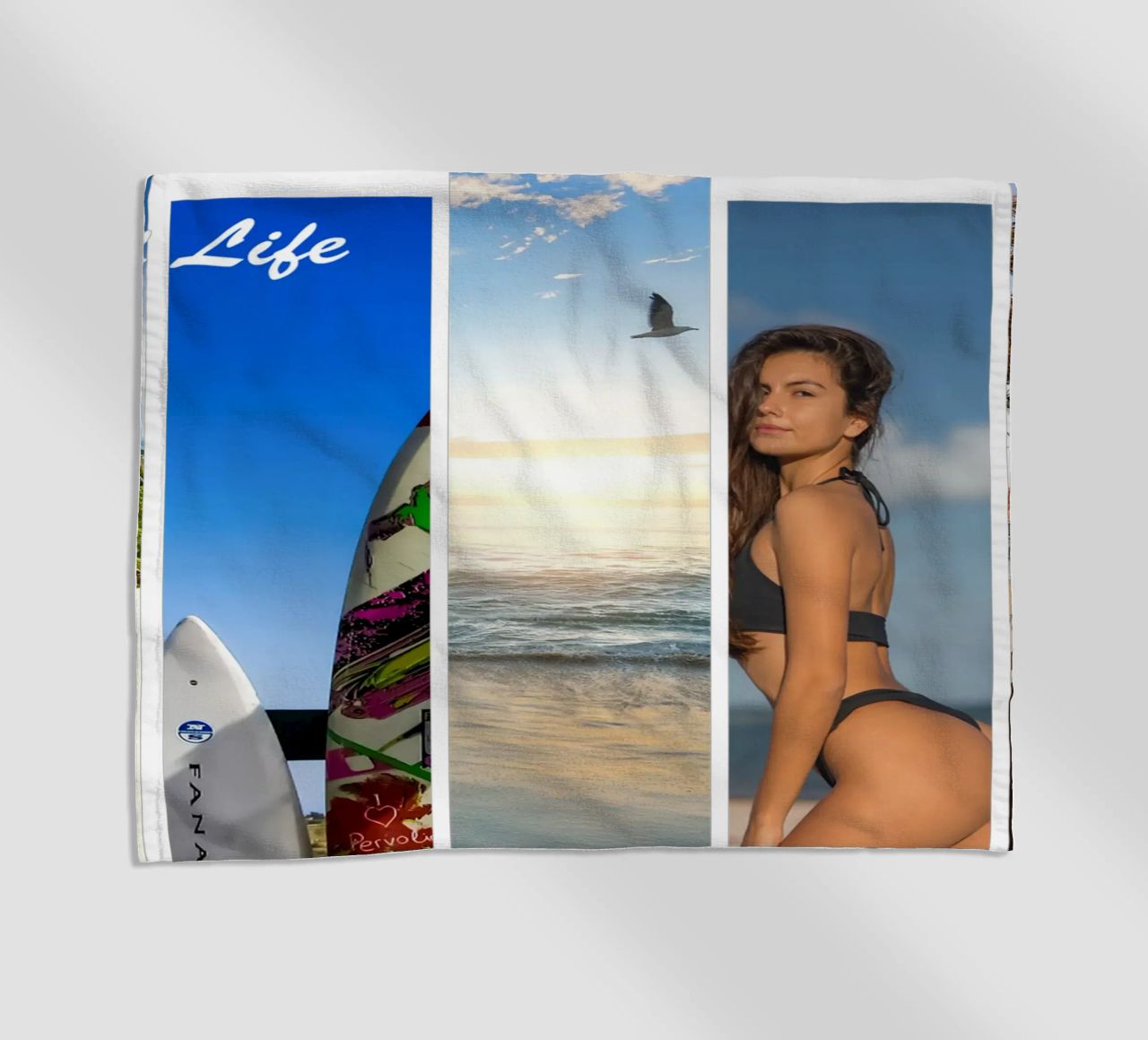 Strisce di surf 4 - Surf Life telo mare da surfer28