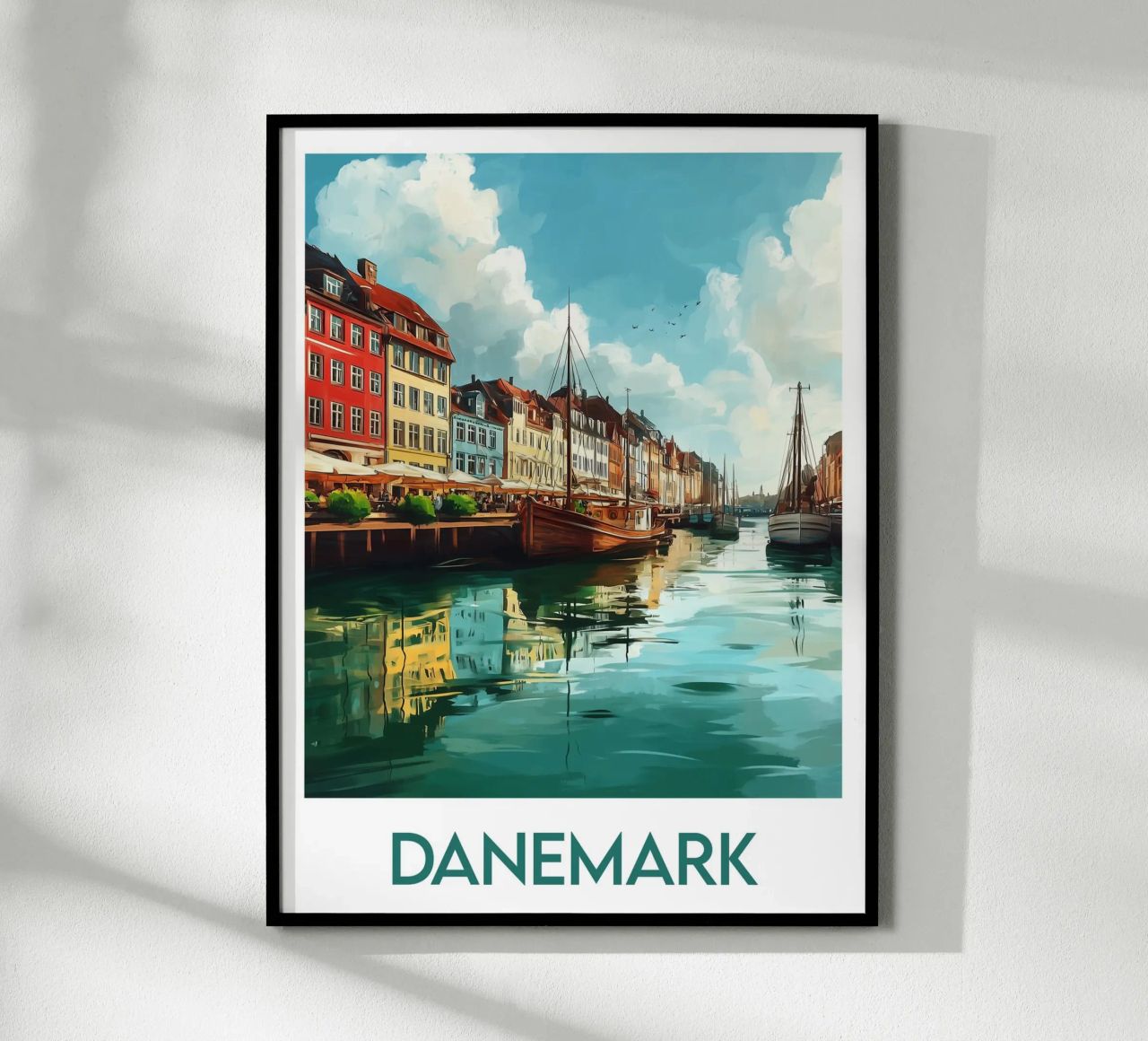 Affiche Danemark poster by Frame the World