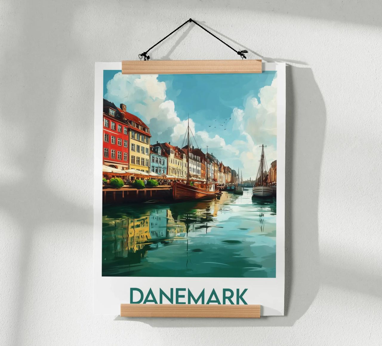 Affiche Danemark poster by Frame the World