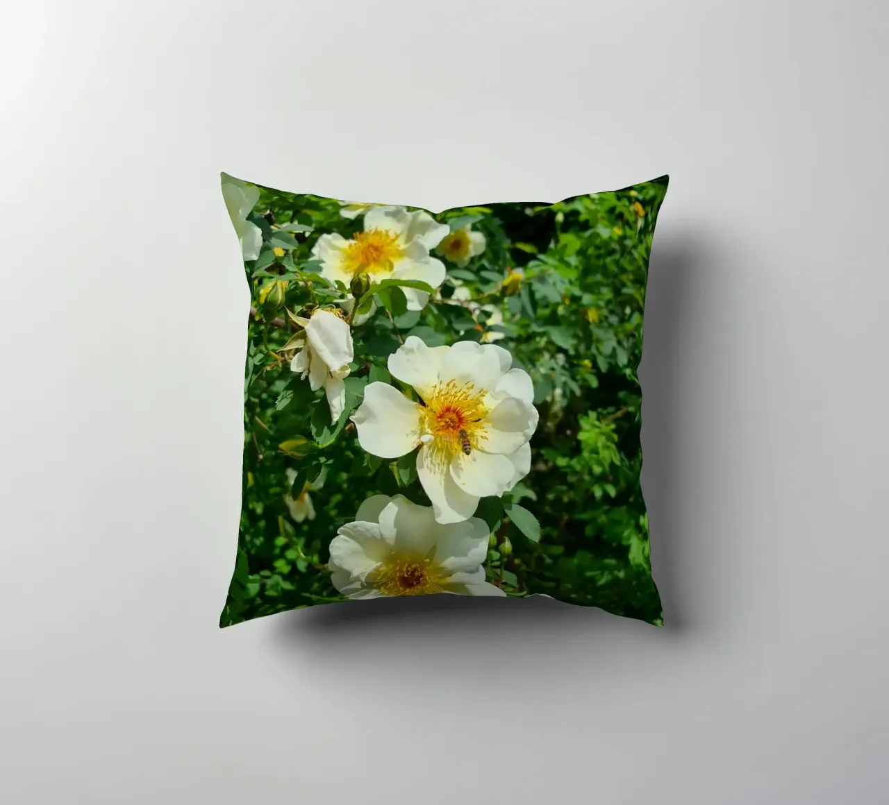 Ape e fiore cuscino da Buntblick