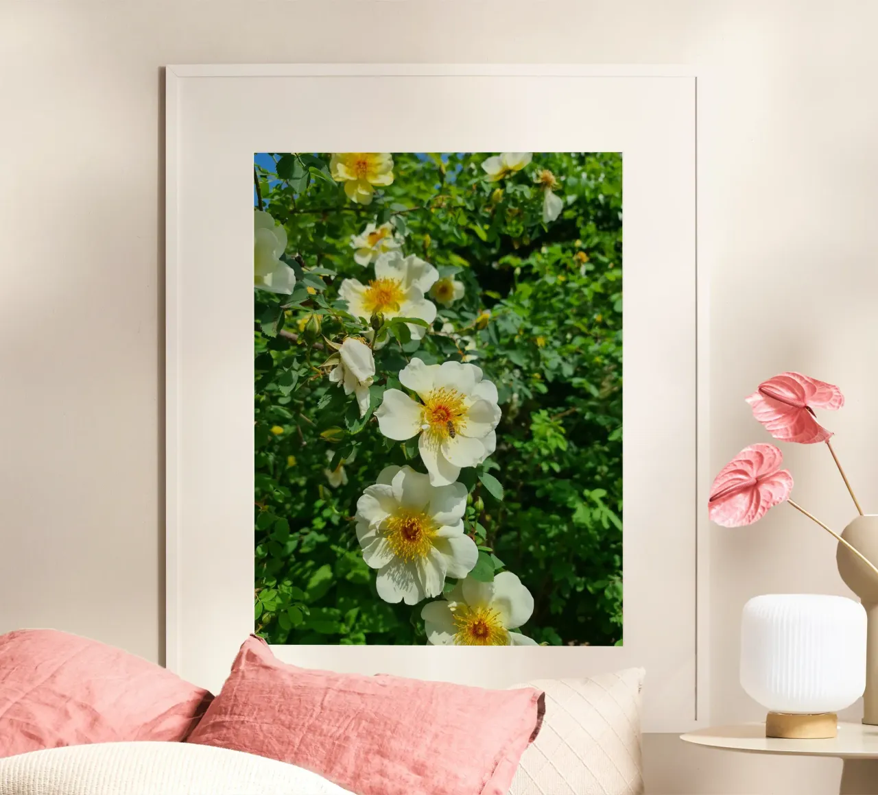 Ape e fiore poster da Buntblick