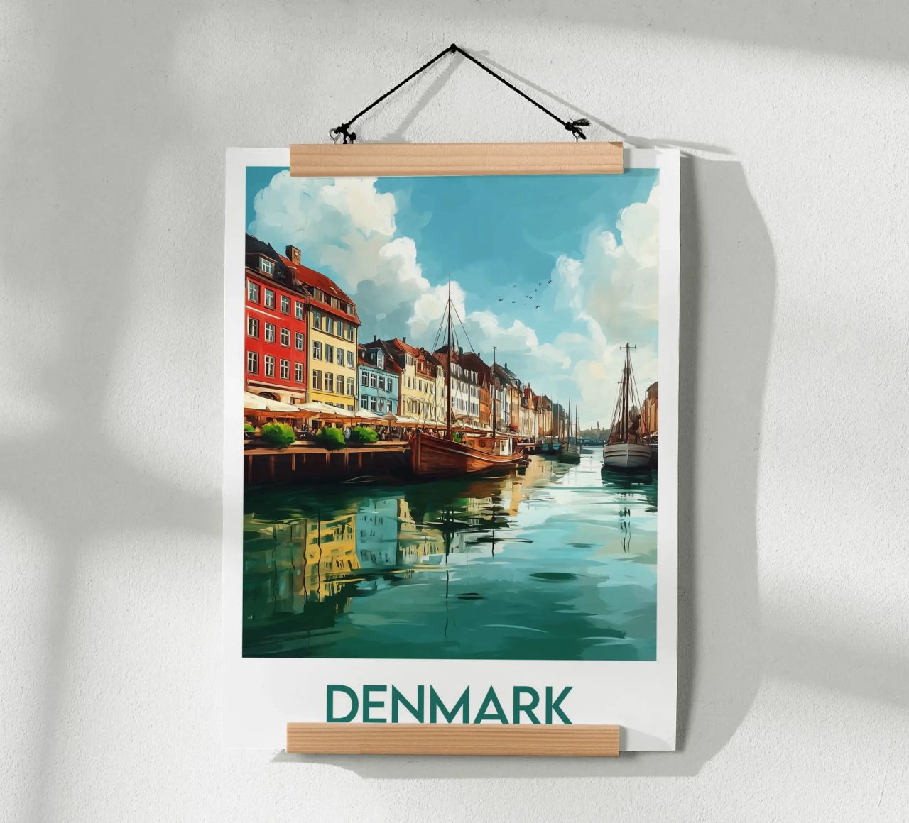 Affiche Danemark poster by Frame the World