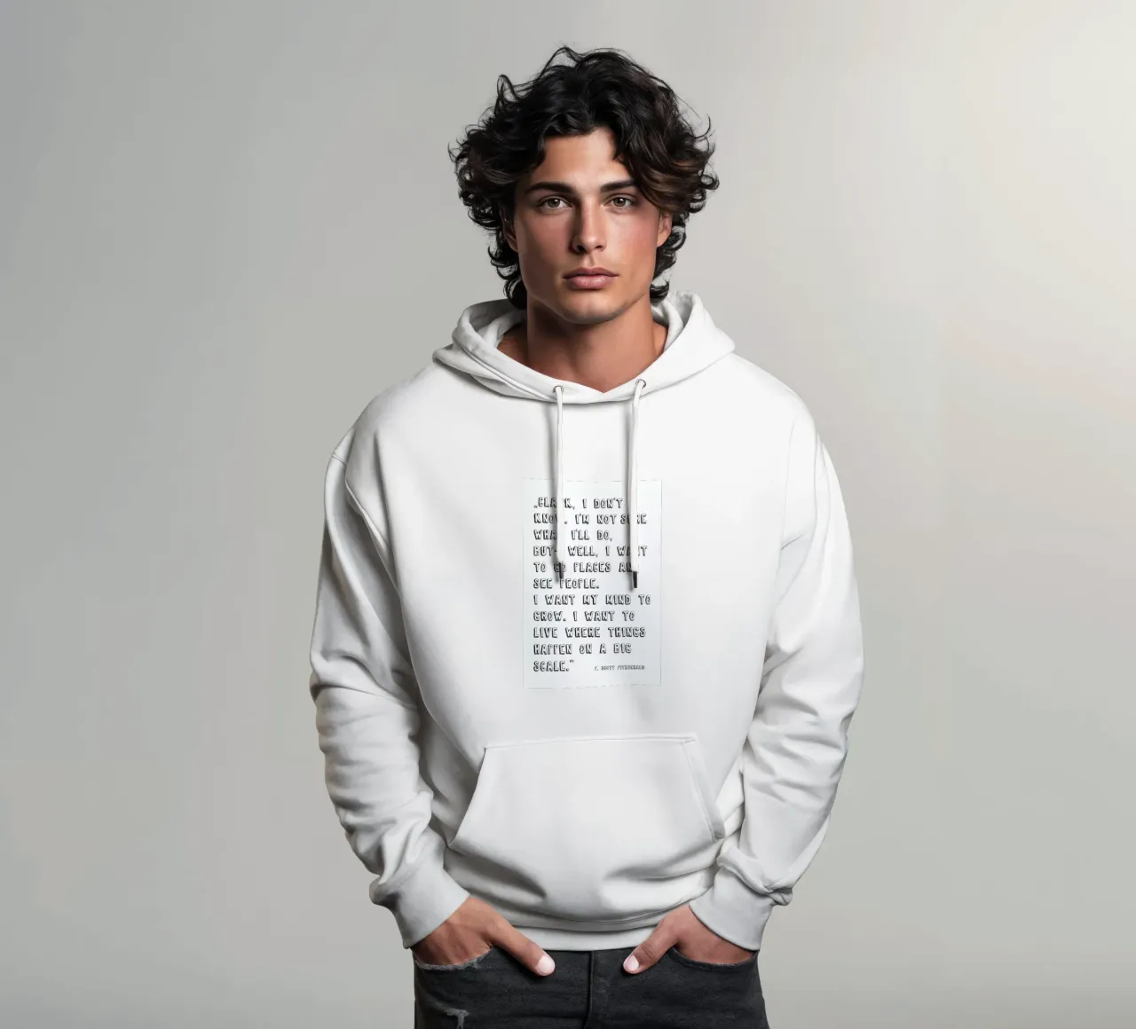 Clark I dont know felpa con cappuccio da PETERSEN