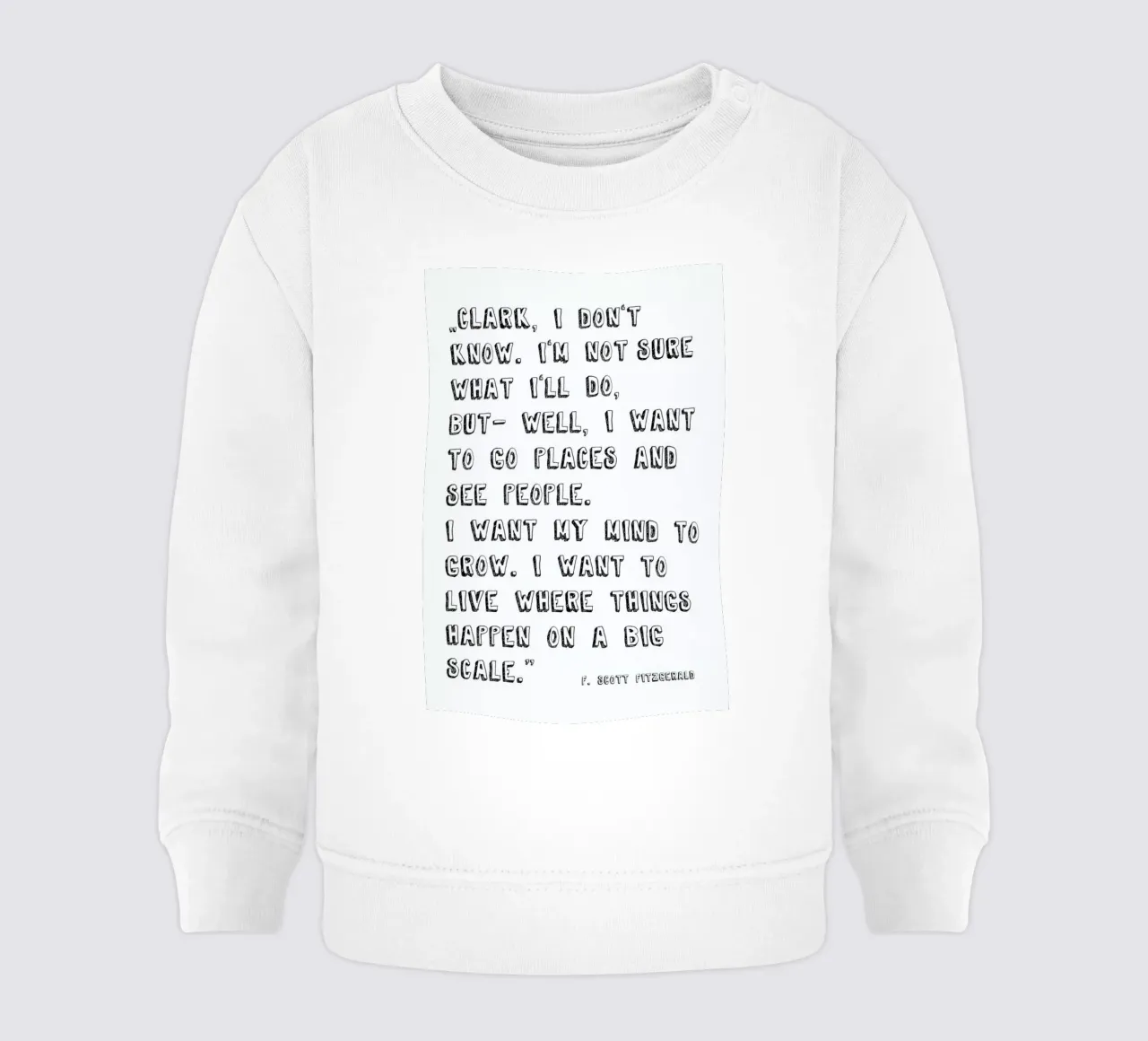 Clark I dont know Baby Sweatshirt von PETERSEN