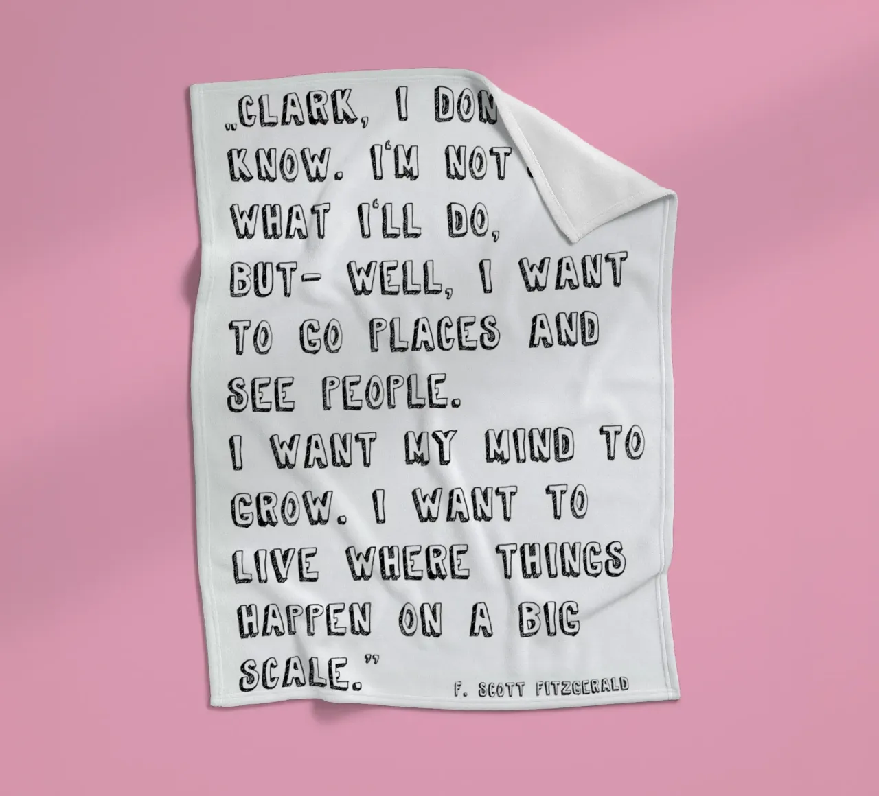 Clark I dont know coperta in pile da PETERSEN