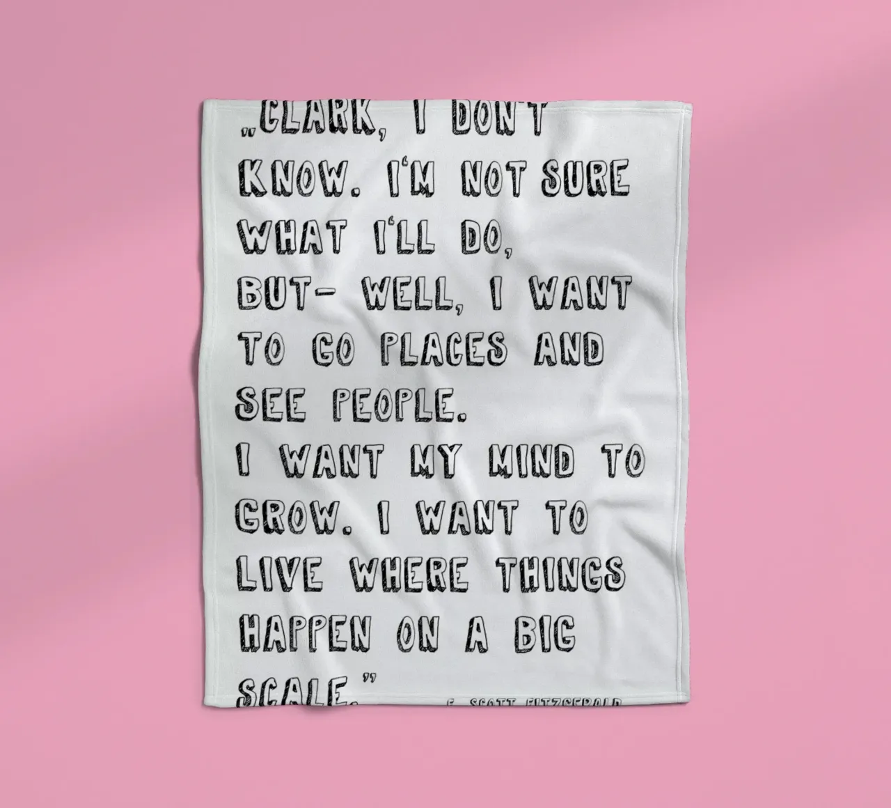 Clark I dont know coperta in pile da PETERSEN