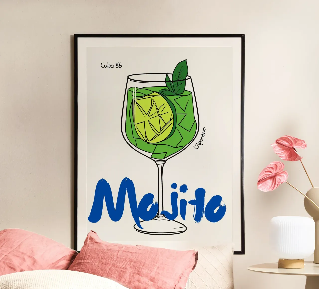 Cocktail Mojito poster da Art Center
