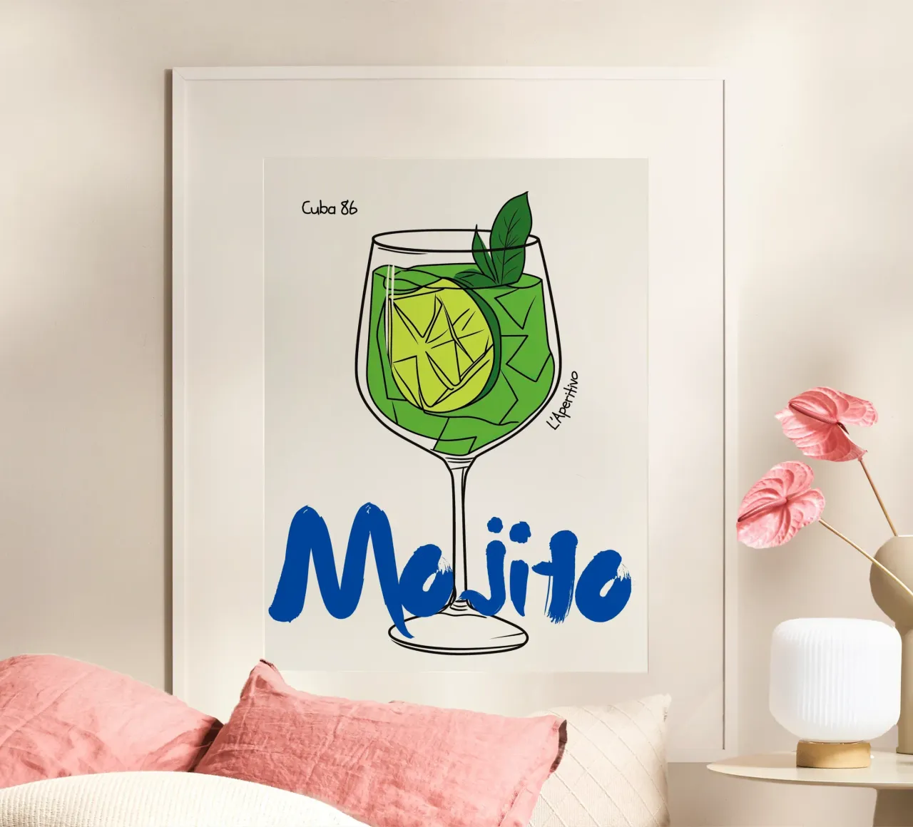 Cocktail Mojito poster da Art Center