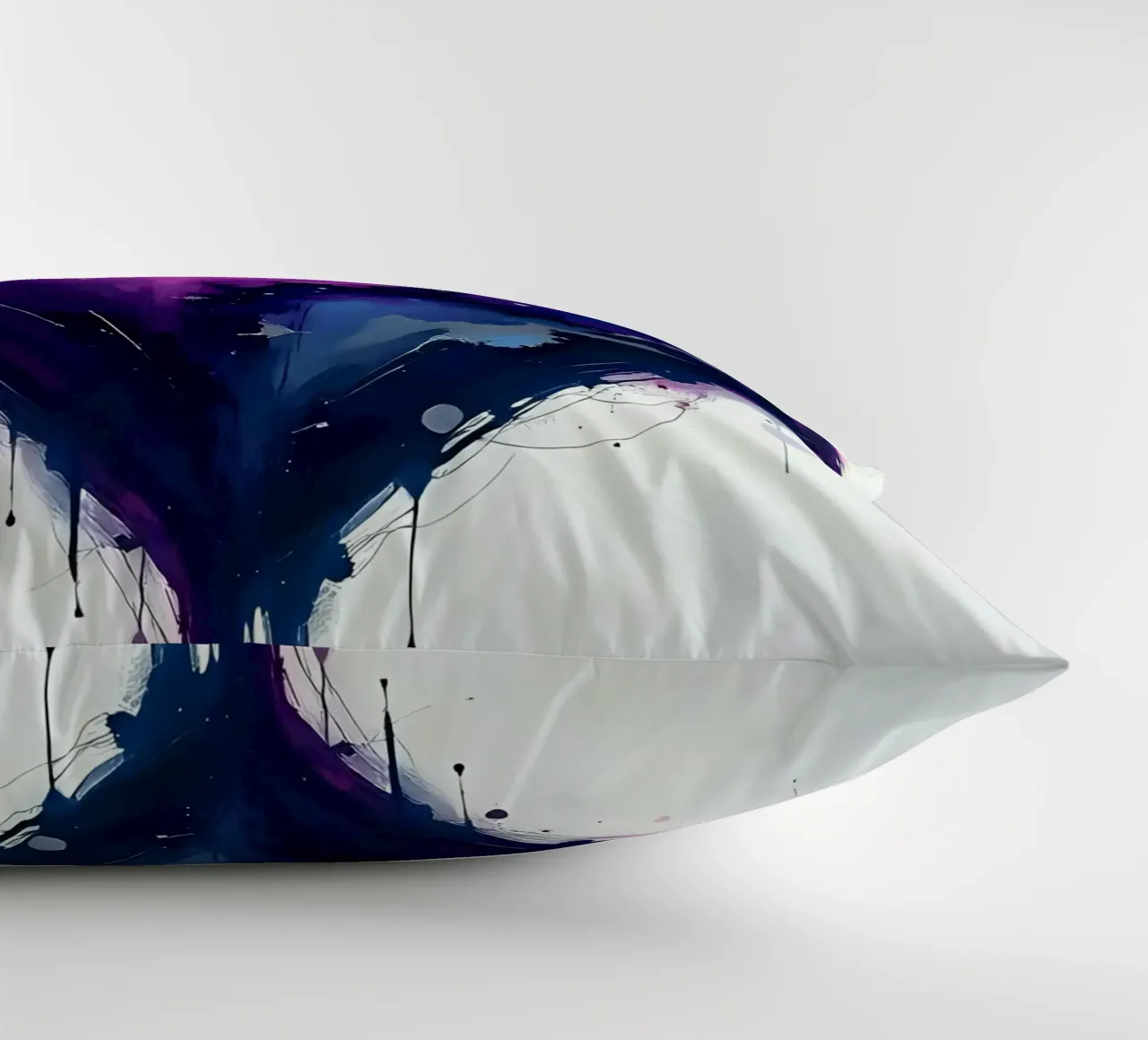 hart_paars_zilver_2 kussen van Pink- und LoveArt by LK