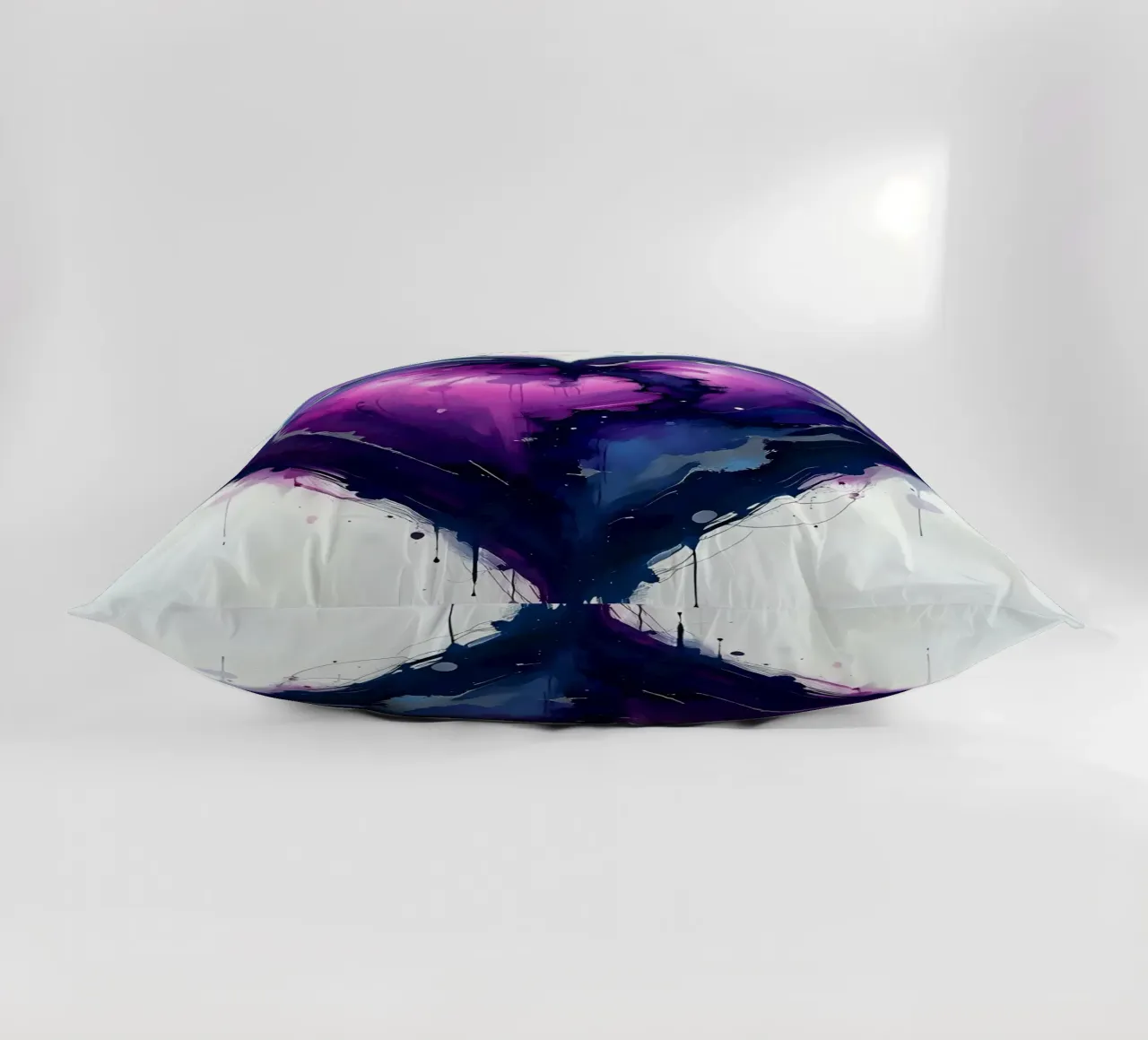 hart_paars_zilver_2 kussen van Pink- und LoveArt by LK