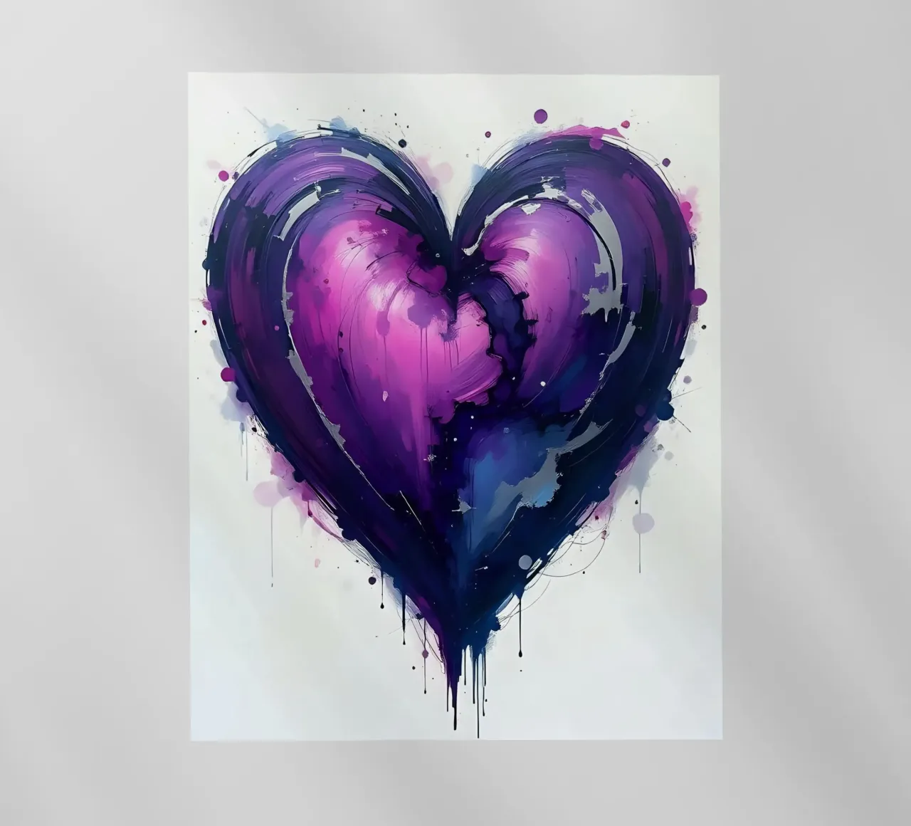 cuore_viola_argento_2 pellicola backlit da Pink- und LoveArt by LK