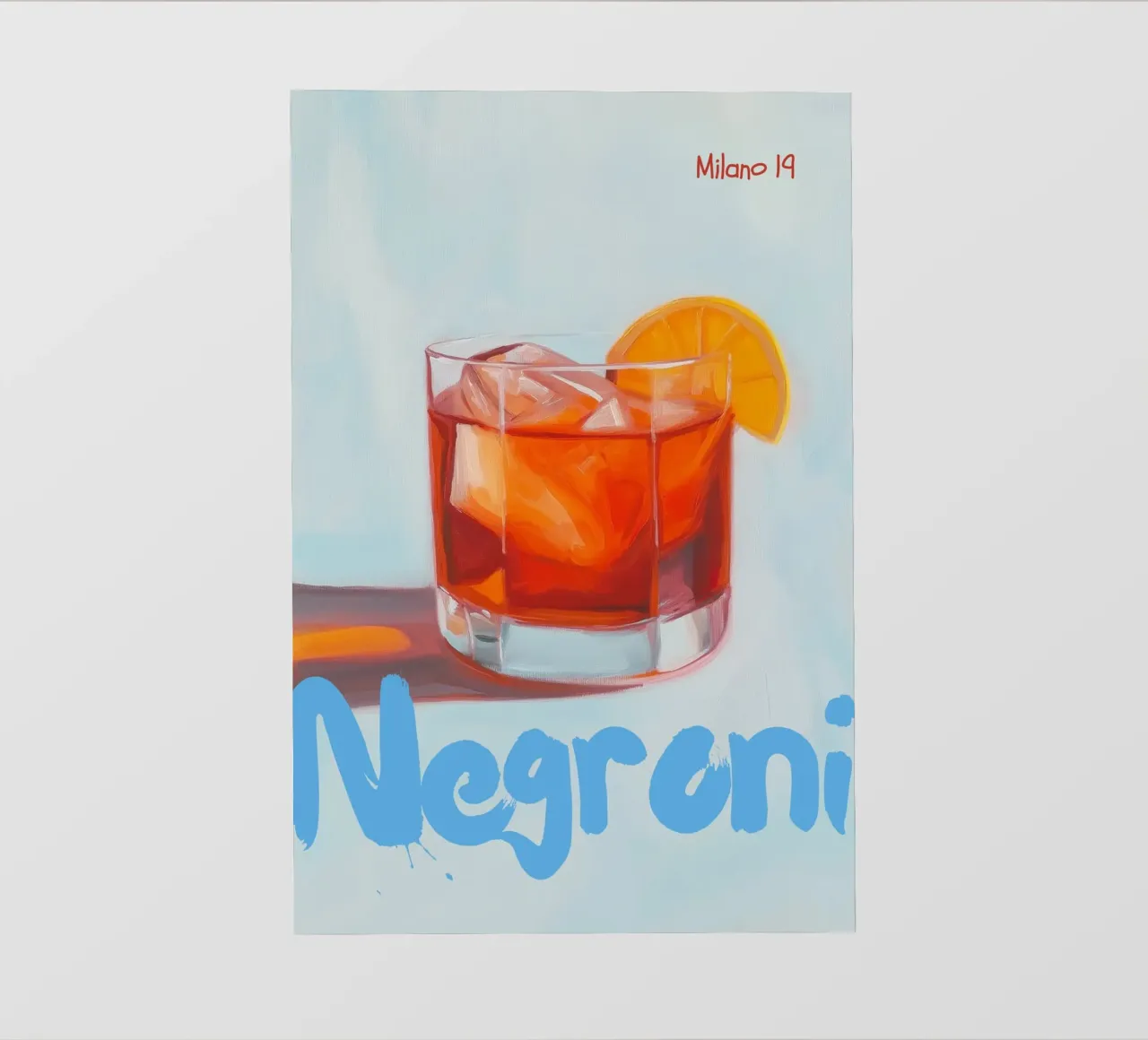 Negroni, Milano pellicola backlit da Art Center
