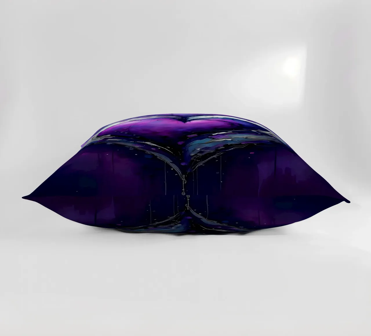 cuore_viola_argento_4 cuscino da Pink- und LoveArt by LK