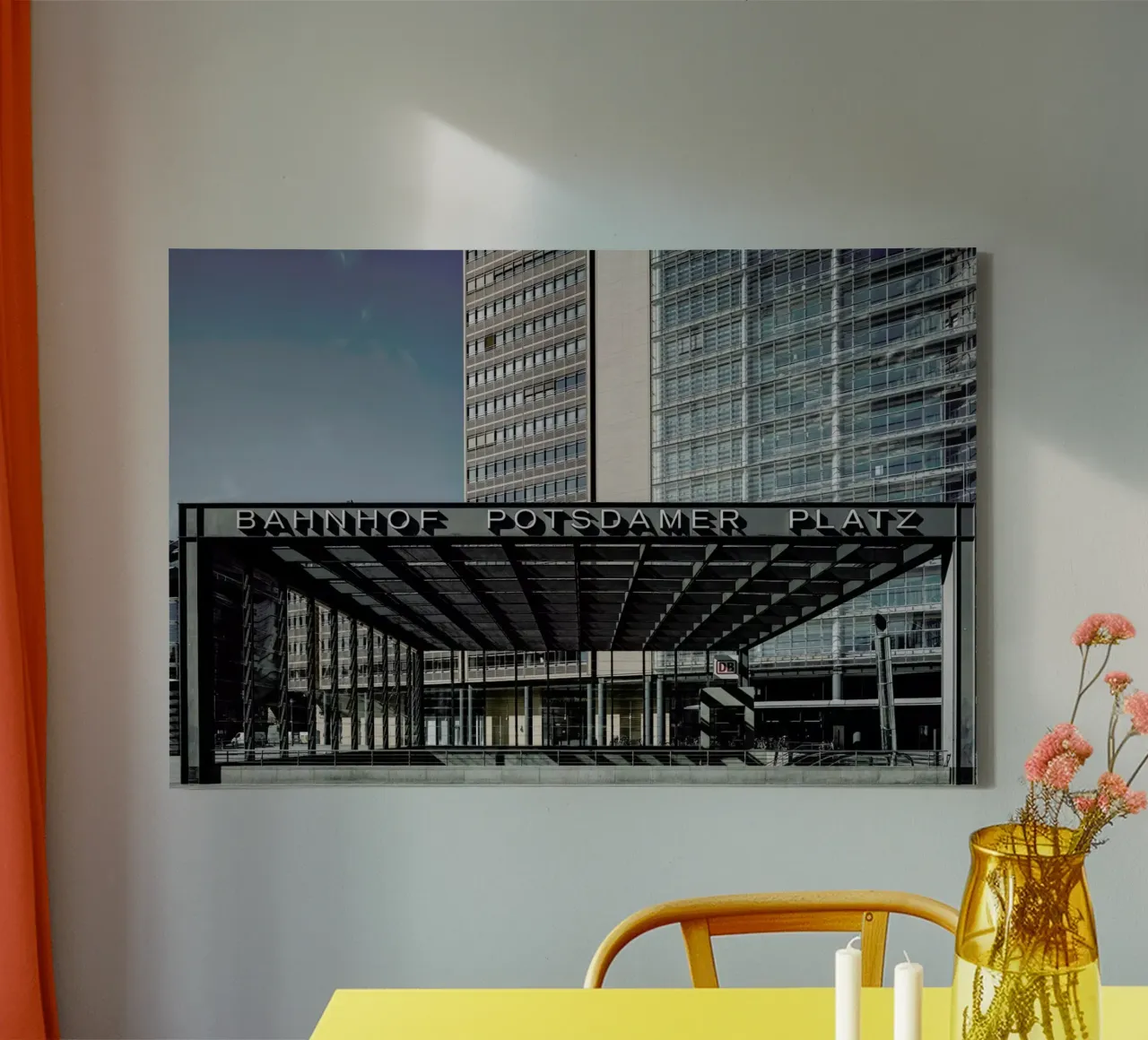 Berlin 2020 No 07 tela con Cornice a cassetta da Michael Belhadi