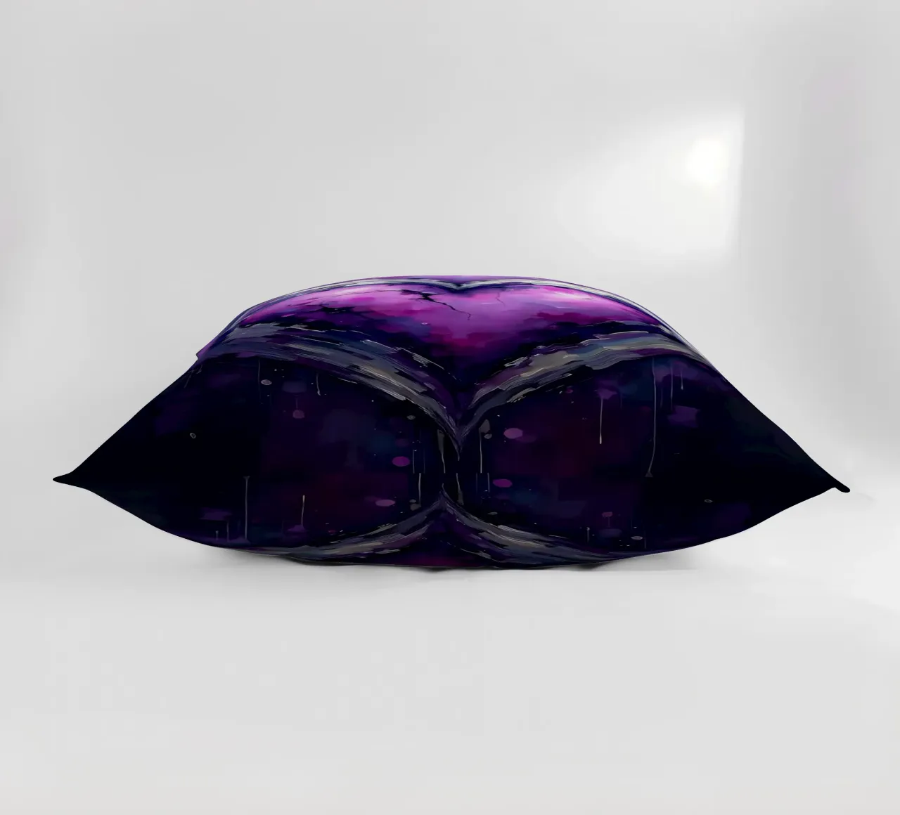 cuore_viola_argento_5 cuscino da Pink- und LoveArt by LK