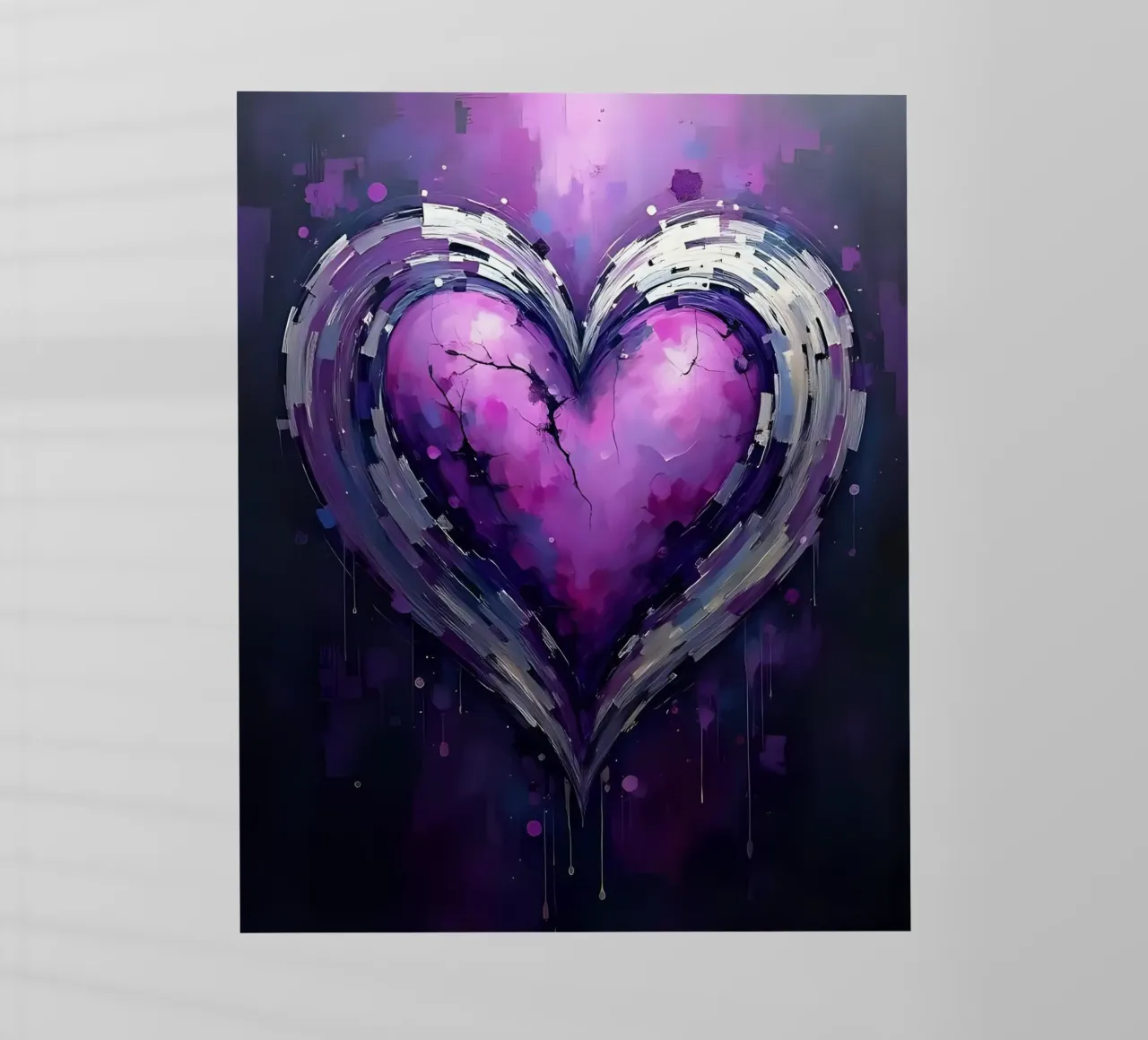 cuore_viola_argento_5 pellicola backlit da Pink- und LoveArt by LK