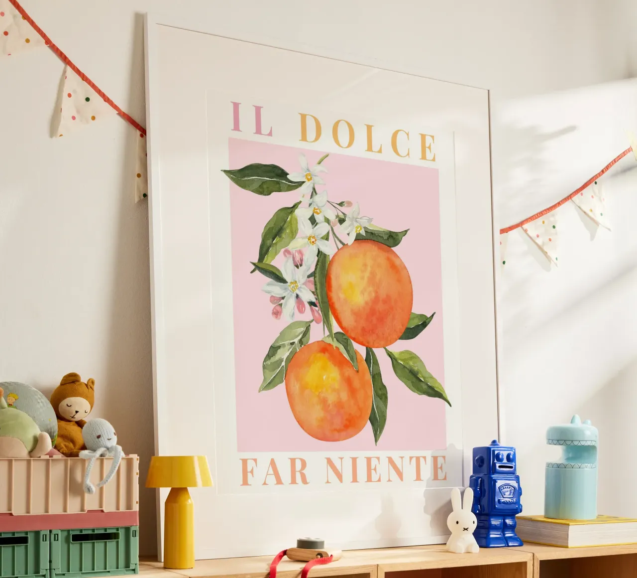 Orange Italy Poster, Il Dolce Far Niente poster da DolceVita
