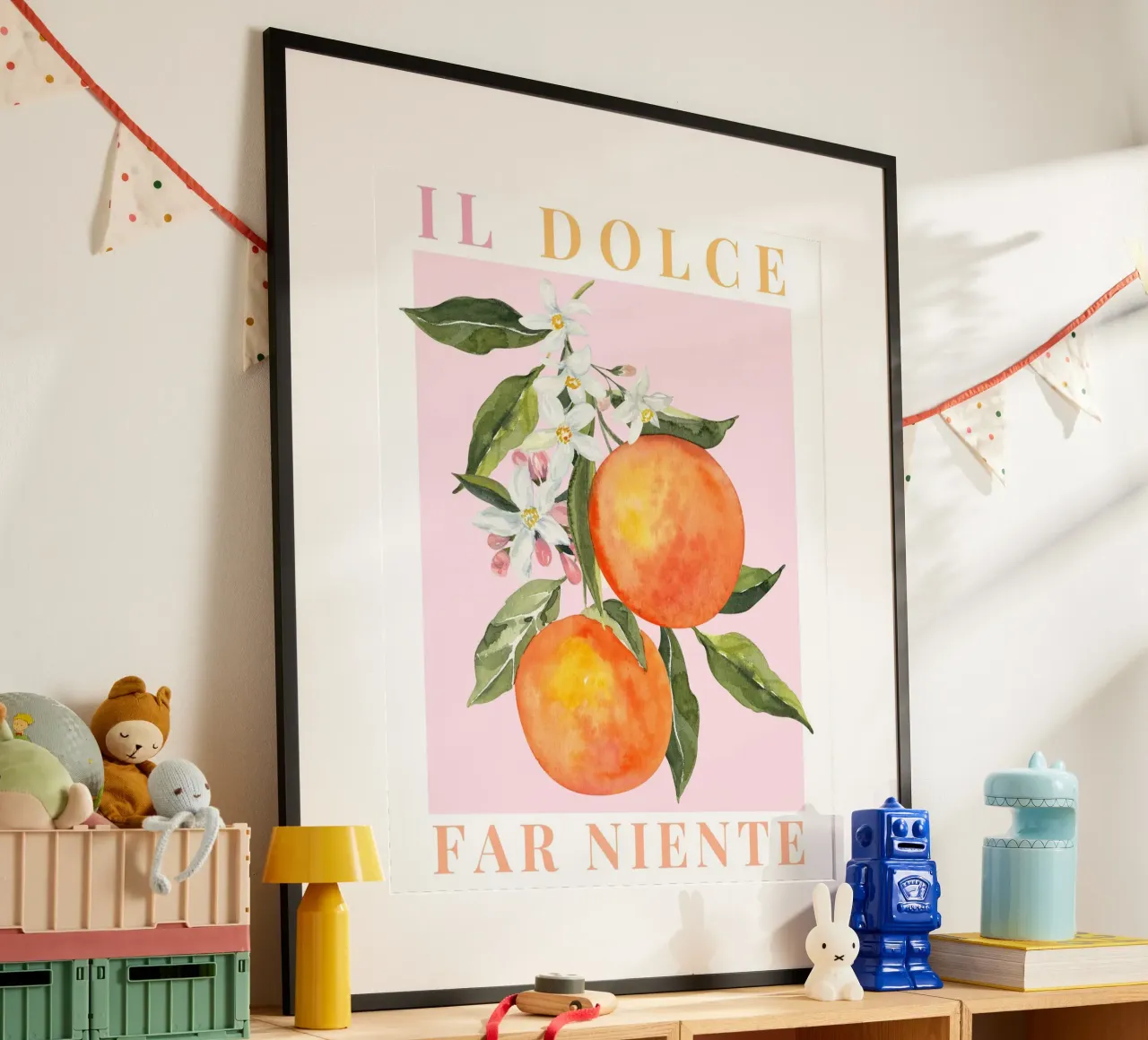 Orange Italy Poster, Il Dolce Far Niente poster da DolceVita