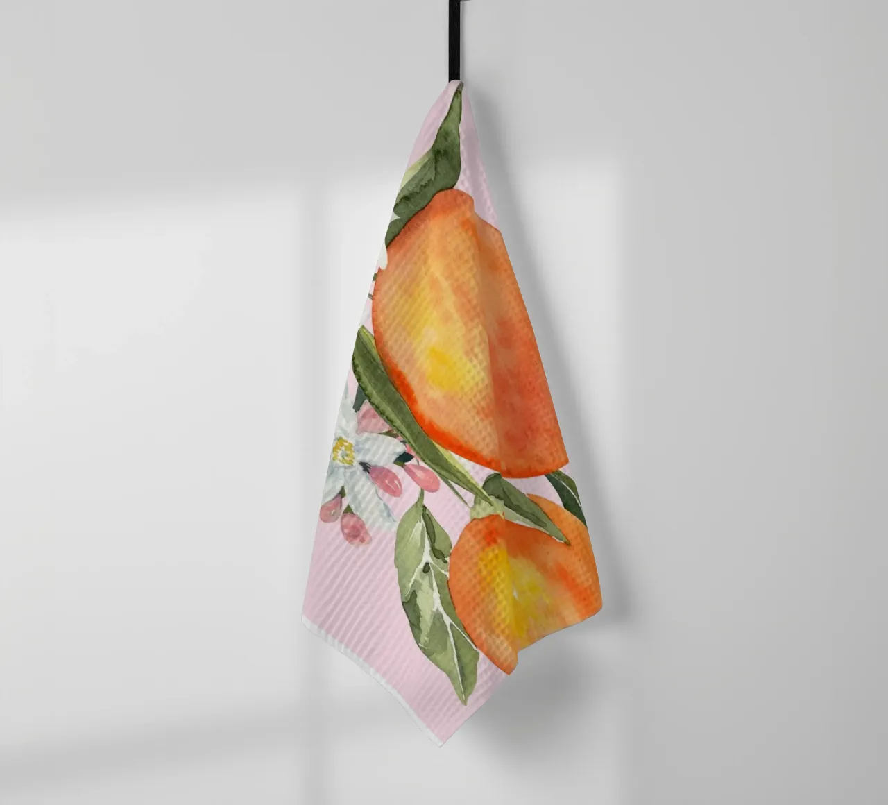 Orange Italy Poster, The Dolce Far Niente tea towel by DolceVita