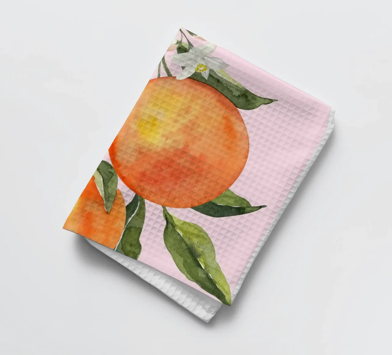 Orange Italy Poster, The Dolce Far Niente tea towel by DolceVita